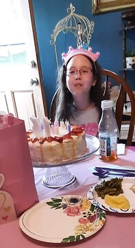 This is my Butterfly at her 13th birthday party.