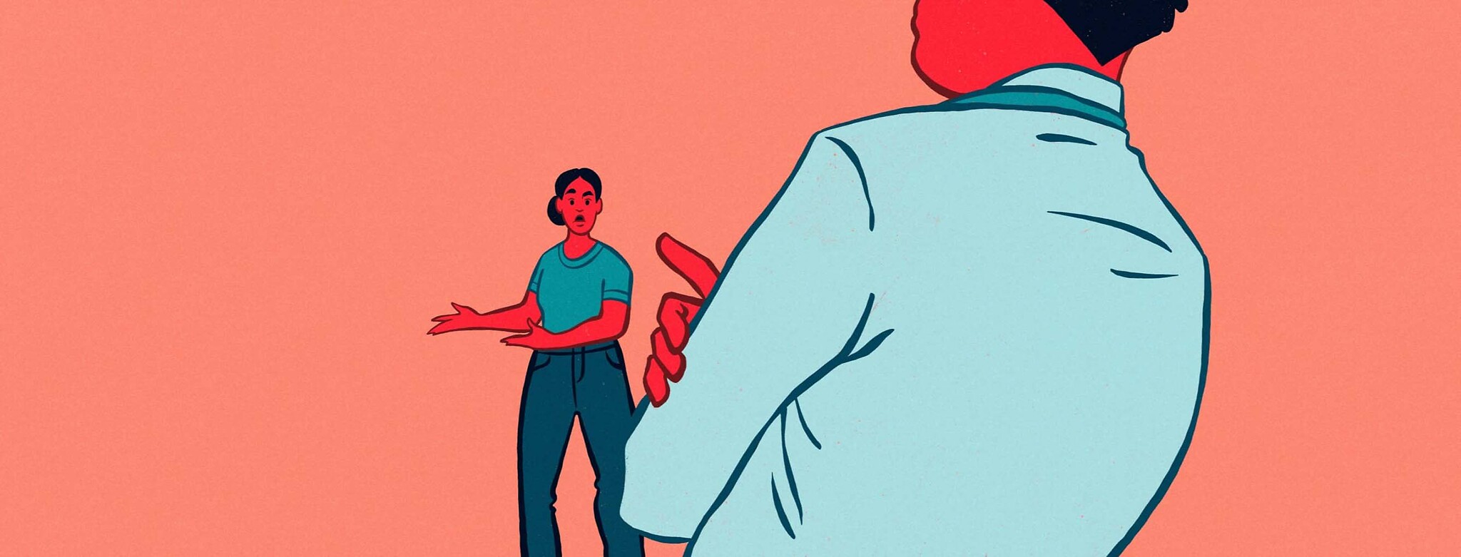 Parent advocate pleading with a dismissive doctor.