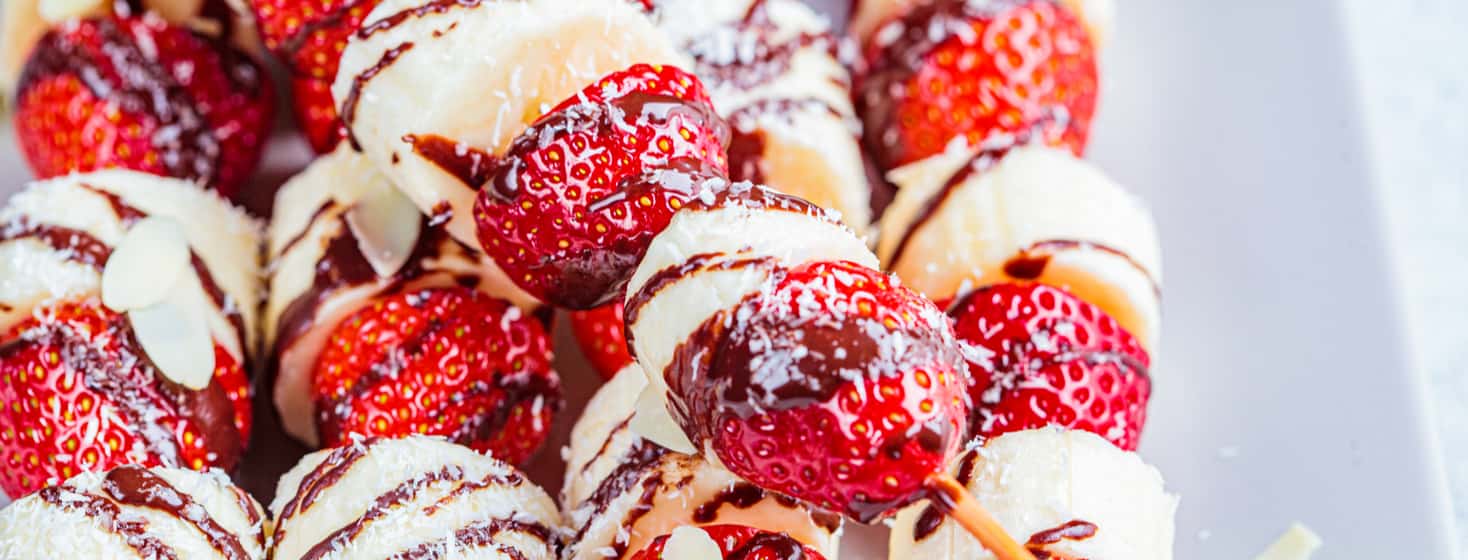 Chocolate-Covered Fruit Kabobs image