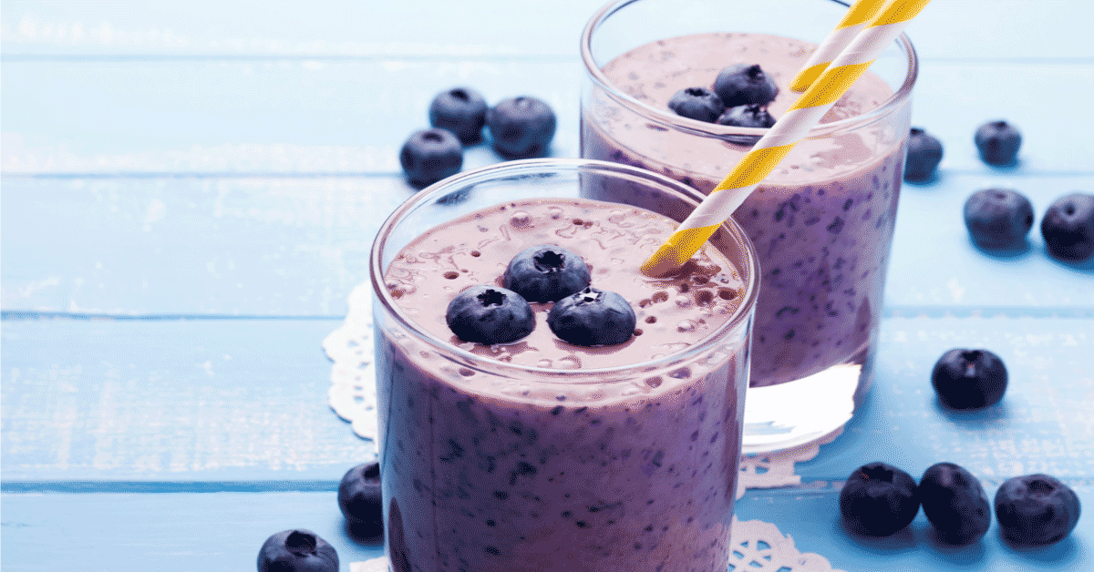 Blueberry Hemp Smoothie for Crohn's and Colitis