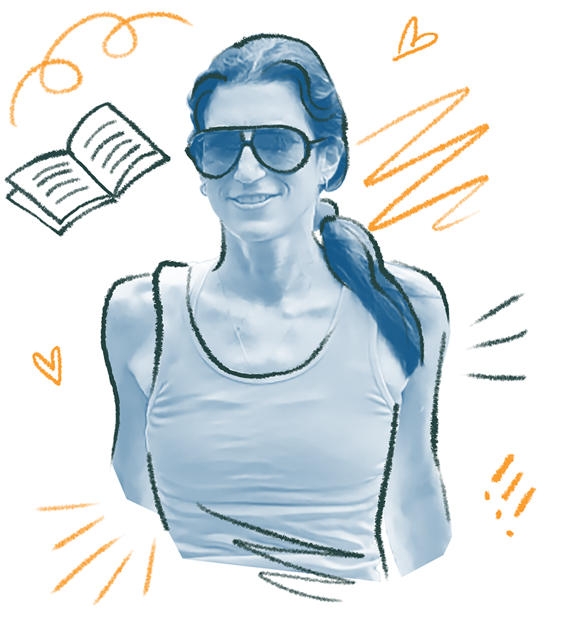 Portrait of Marisa.